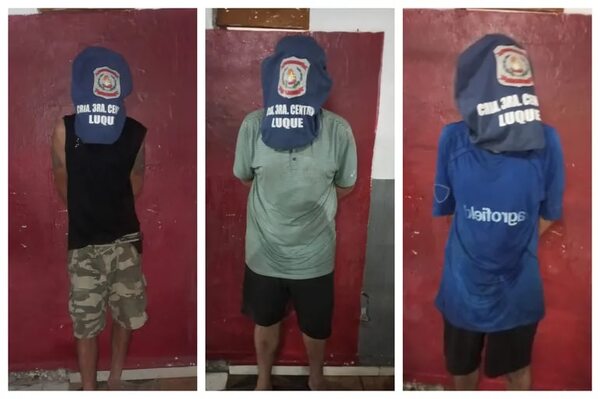 Dos robos distintos, misma víctima: tres malvivientes fueron aprehendidos tras procedimientos - Policiales - ABC Color