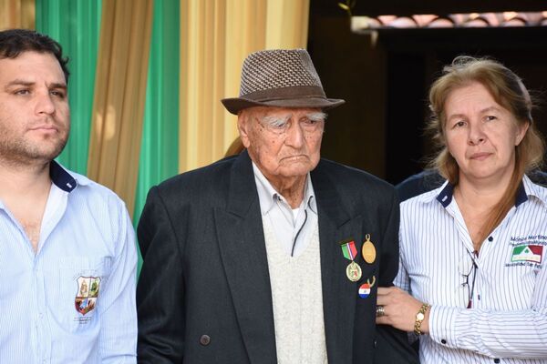 San Patricio: Homenajean al último Excombatiente de la Guerra del Chaco vivo en el distrito