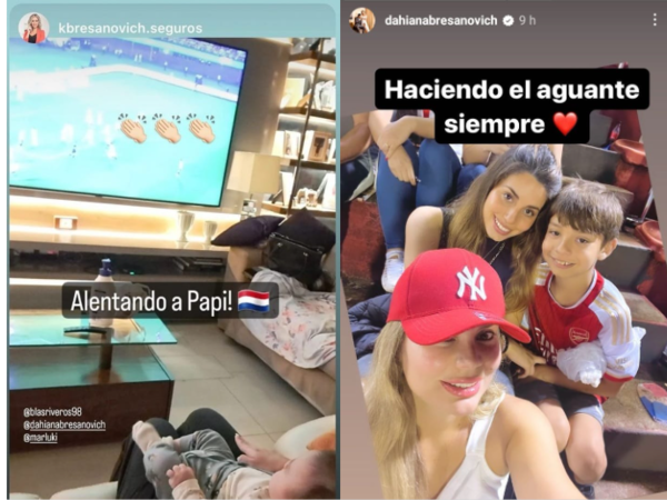 ¡El aliento de Dahiana Bresanovich a su marido albirrojo!