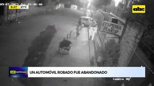 Video: Un automóvil robado fue abandonado  - ABC Noticias - ABC Color