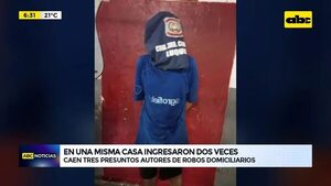 Video: En una misma casa ingresaron dos veces - ABC Noticias - ABC Color