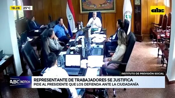 Video: Representante de trabajadores se justifica - ABC Noticias - ABC Color