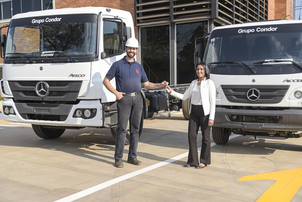 Hierro Matt suma a su flota 2 unidades de camiones Mercedes-Benz