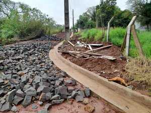 Avanzan las obras de empedrado en Encarnación: 90 cuadras en ejecución