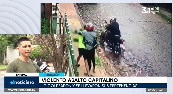 Joven despojó de su arma a motochorros: “Me pegaron tres veces en la cabeza” - trece