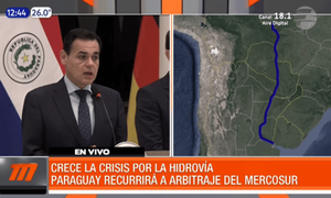 Crece la crisis por la hidrovía entre Paraguay y Argentina | Telefuturo