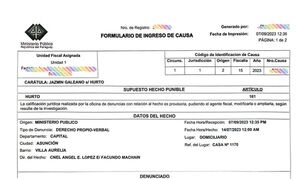 Denuncian a la concejal Jazmín Galeano ante el Ministerio Público por hurto - Informatepy.com