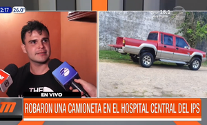 Le robaron su camioneta en IPS | Telefuturo