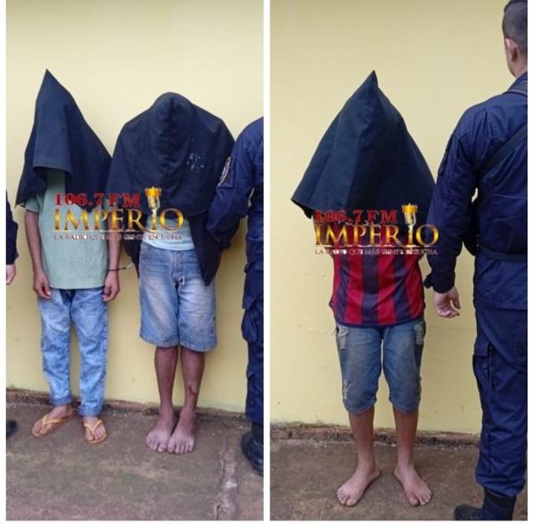 Detienen en San Juan Neuman a tres individuos por hurto domiciliario - Radio Imperio 106.7 FM