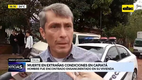 Video: muerte en extrañas condiciones en Capiatá - ABC Noticias - ABC Color