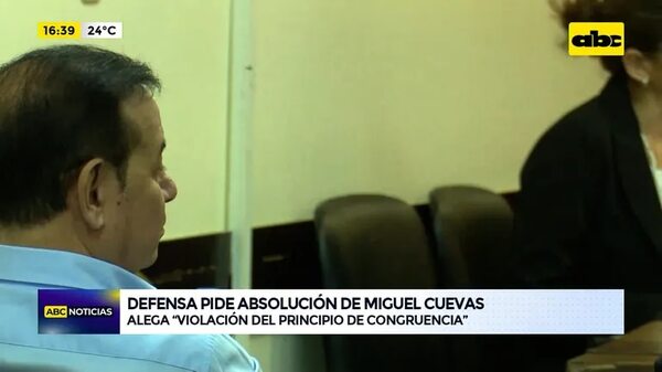 Video: defensa pide absolución de Miguel Cuevas - ABC Noticias - ABC Color