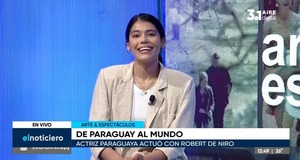 Actriz paraguaya cuenta su experiencia en serie argentina con Robert de Niro - trece