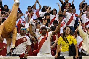 Video: hinchas peruanos muestran cómo dejaron limpio el estadio; ¿y los paraguayos? - Soy un viral - ABC Color
