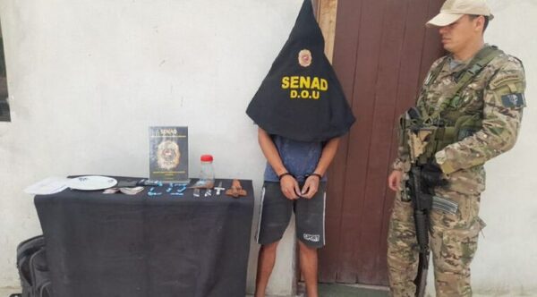 SENAD logra detener a microtraficante que operaba en José Falcón