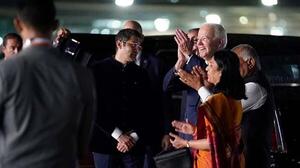 Biden llega a la India para participar en la cumbre del G20