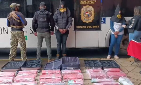 Pareja brasileña es detenida en la Terminal con carga de drogas con destino a Sao Paulo – Diario TNPRESS