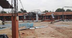 La Nación / Temporal afectó a varias instituciones educativas