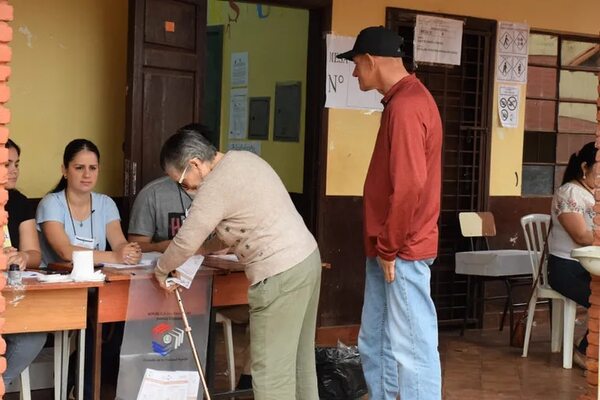 Elecciones en Abaí se inician con algunos inconvenientes - Política - ABC Color
