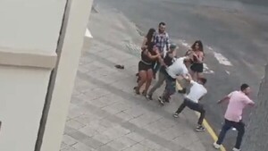 Violentas peleas a la salida de locales nocturnos en Asunción