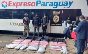 Imputan a dos jóvenes que transportaban marihuana con destino a Brasil