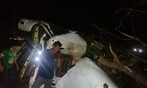 Violento choque frontal en Tavapy deja un herido grave