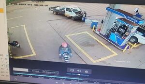 Violento y millonario asalto a surtidor en CDE
