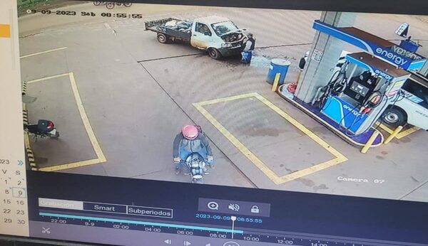 Violento y millonario asalto a surtidor en CDE