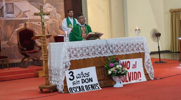 Concepción: celebran emotivo acto religioso por los tres secuestrados