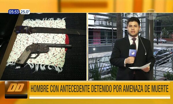 Detuvieron a un hombre por amenazar de muerte a otro | Telefuturo