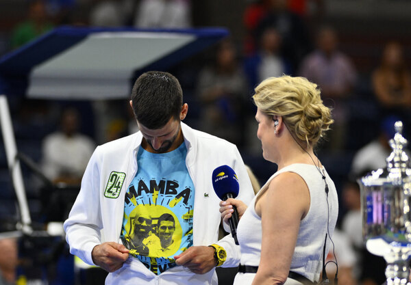 Versus / Djokovic homenajea a Kobe Bryant con su título 24: "Me ayudó mucho"