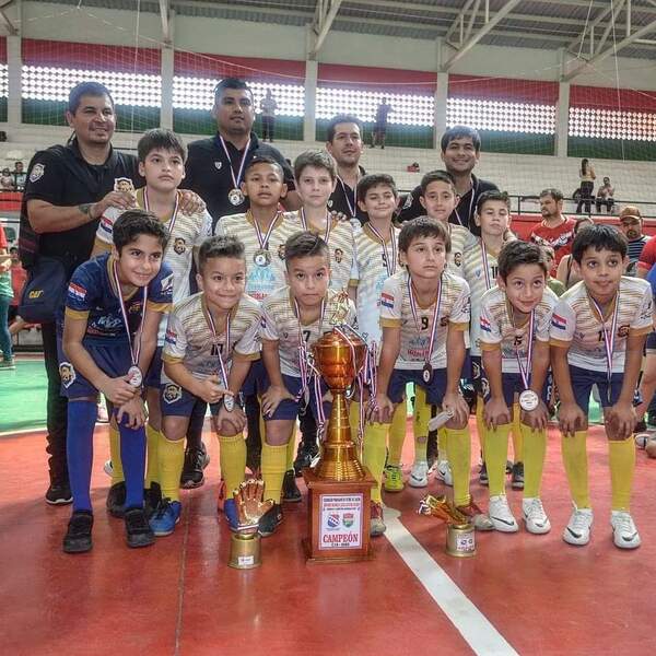 Centro de Formación RC de Encarnación se corona campeón del Nacional de Escuelas de Fútbol de Salón