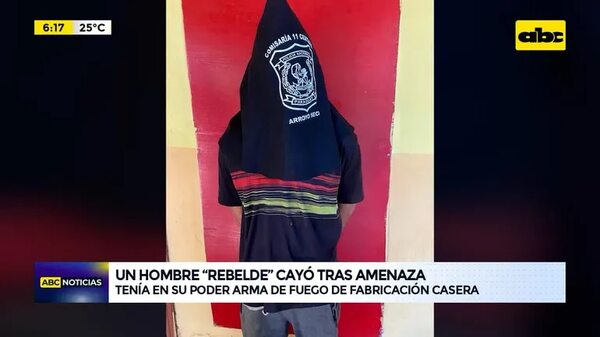 Video: Un hombre “rebelde” cayó tras amenaza - ABC Noticias - ABC Color