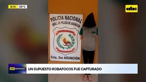 Video: Un supuesto robafocos fue capturado  - ABC Noticias - ABC Color