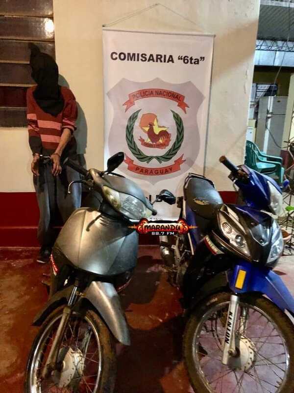 RECUPERAN MOTOCICLETAS HURTADAS Y DETIENEN A PRESUNTO AUTOR EN CNEL. BOGADO