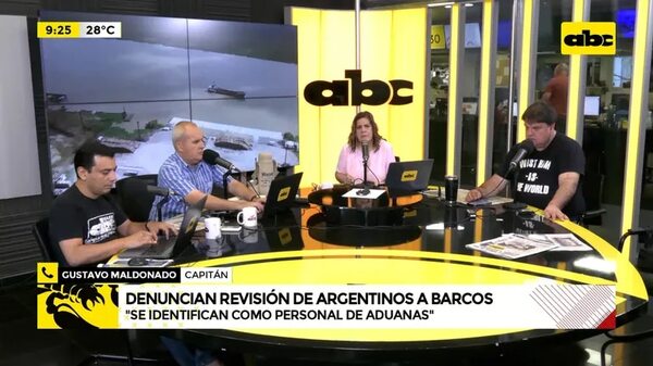 Video: Denuncian revisión de argentinos a barcos - ABC Noticias - ABC Color