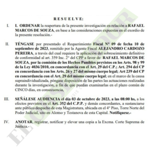 Reabrirán causa a brasileño para quien se solicita sobreseimiento definitivo