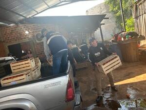 Incautan productos frutihortícolas ingresados de contrabando en Encarnación