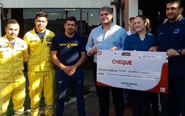 Municipalidad transfiere fondos a bomberos voluntarios de Coronel Oviedo – Prensa 5