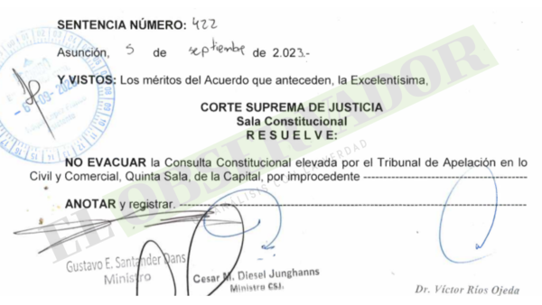 Sala Constitucional carece de atribuciones para evacuar consultas