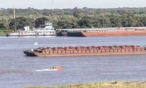 Barcaza retenida en la hidrovía Paraguay-Paraná fue liberada después del pago de peaje - El Trueno