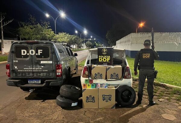 Incautan vehículo cargado con mercancías ilegales en zona fronteriza