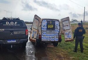 Incautan cargamento de cigarrillos valorado en R$ 160 mil en Ponta Porâ
