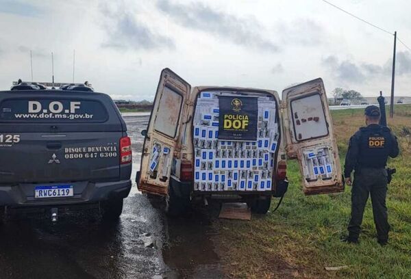 Incautan cargamento de cigarrillos valorado en R$ 160 mil en Ponta Porâ