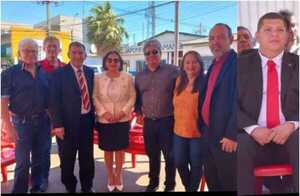 "Cartistas" festejaron distanciados de Juancho Acosta, aniversario del Partido Colorado