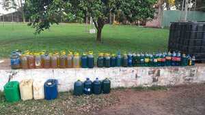 Exitoso operativo conjunto incauta carburantes ilegales en Itapúa