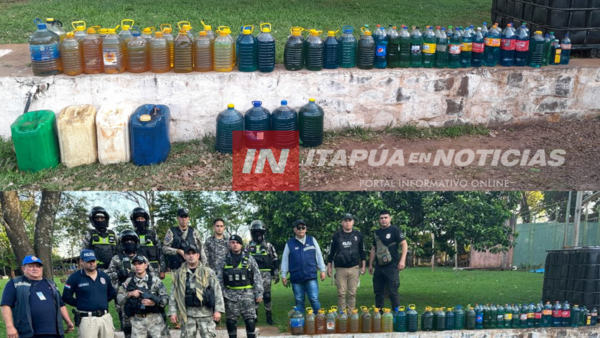 INCAUTARON COMBUSTIBLES DE PUESTOS CALLEJEROS DE VENTA SOBRE RUTA PY06 - Itapúa Noticias