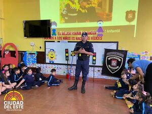 Programa comunal de educación vial se extiende a las escuelas