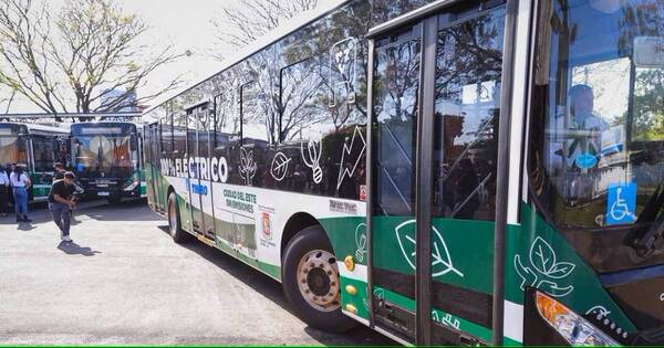 La Nación / Pasaje en buses eléctricos costará G. 4.000 desde el 18