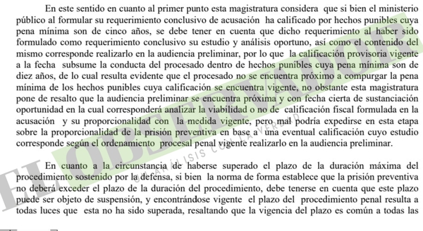 Juez dijo en mayo que pena mínima de Cucho es de 10 años y ahora cambió