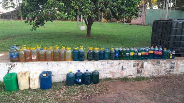 DECOMISAN CARBURANTES DE CONTRABANDO COMERCIALIZADOS SOBRE RUTAS 1° Y 6°